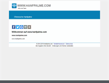 Tablet Screenshot of hanfpalme.com